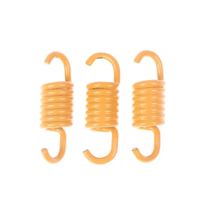 Engine Parts Racing Clutch Spring 3Pcs/Set For GY6-125 150 Scooter Moped 1000N 1500N 2000N Yellow