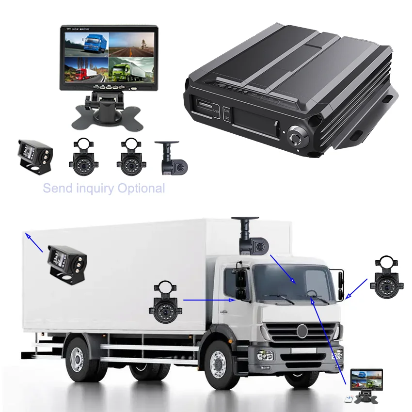【Hot Selling】Cheap 1080P Recorder 4   Vehicle  ing Dvr Fleet Management H265   Mdvr System Mobile Dvr Sd Card