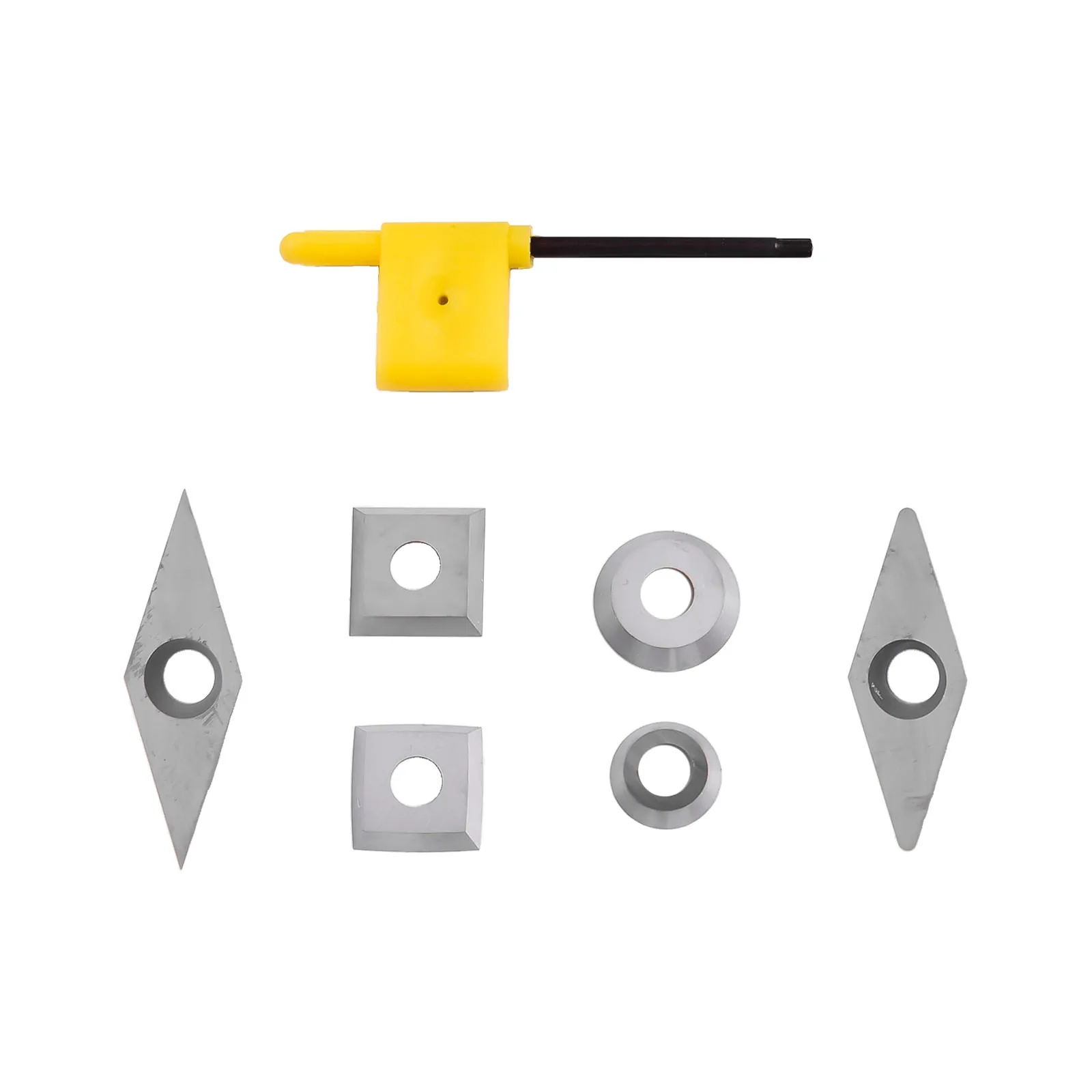 Right Geometry Carbide Cutter Inserts Carbide Cutter Inserts PCS Set Wood Turning Lathe Tool Woodworking Tools