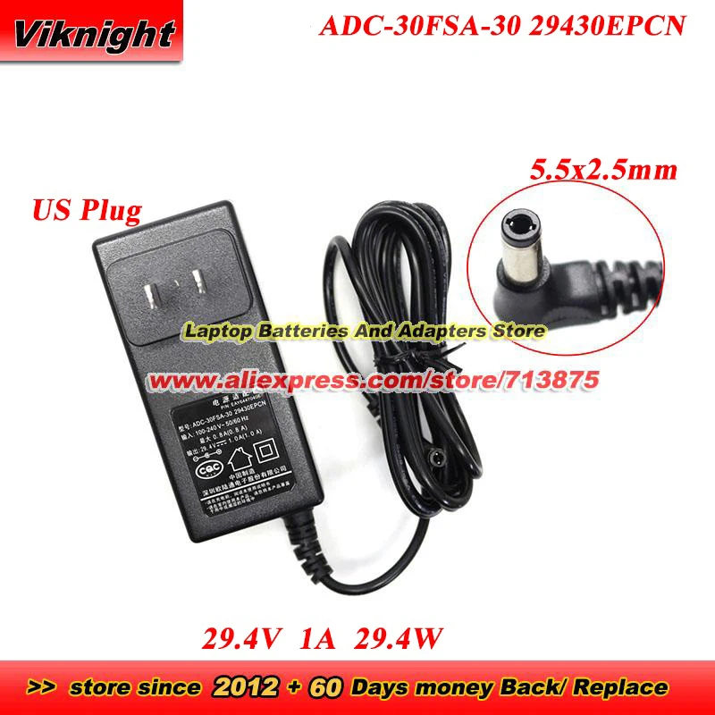 AU Plug ADC-30FSA-30 29430EPSA AC Adapter EAY64470403 29.4V 1A Charger for CORD ZERO STICK VACUUM A9MULTI with 5.5x2.5mm