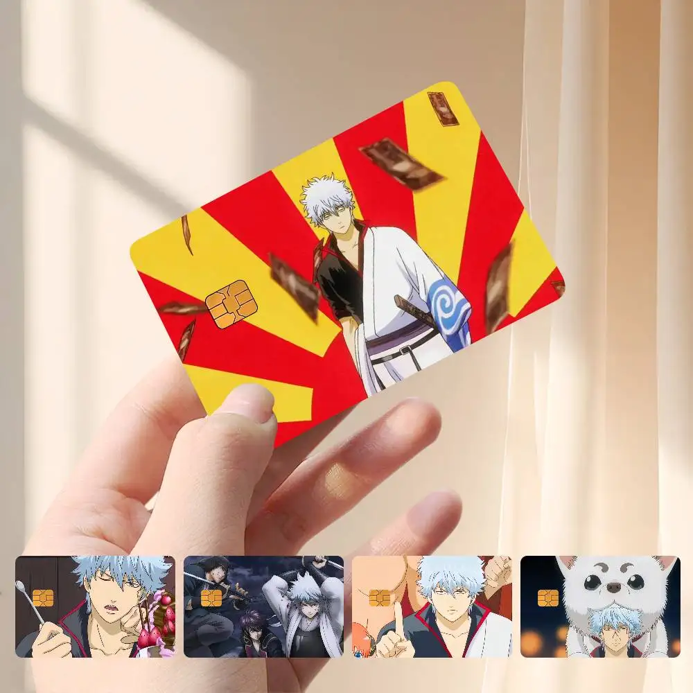 

Аниме G-Gintama Card Stickers Фирменные защитные наклейки для кредитных карт для предотвращения износа и разрыва