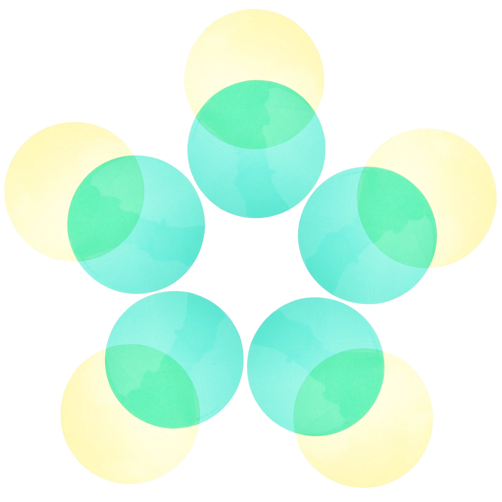 

10pcs 100mm Spotlight Lens Filter Yellow Green Replacement Plastic Handheld Accessories Enhanced Color Contrast