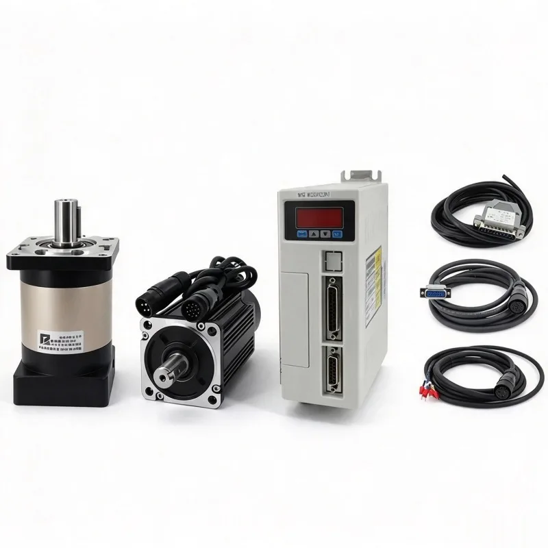 DIY 4-degree-of-freedom Racing Simulator, 4 Sets of Servo Motor 2.39N. m 3000rpm+4pcs Helical Planetary Gearbox Motor Ratio