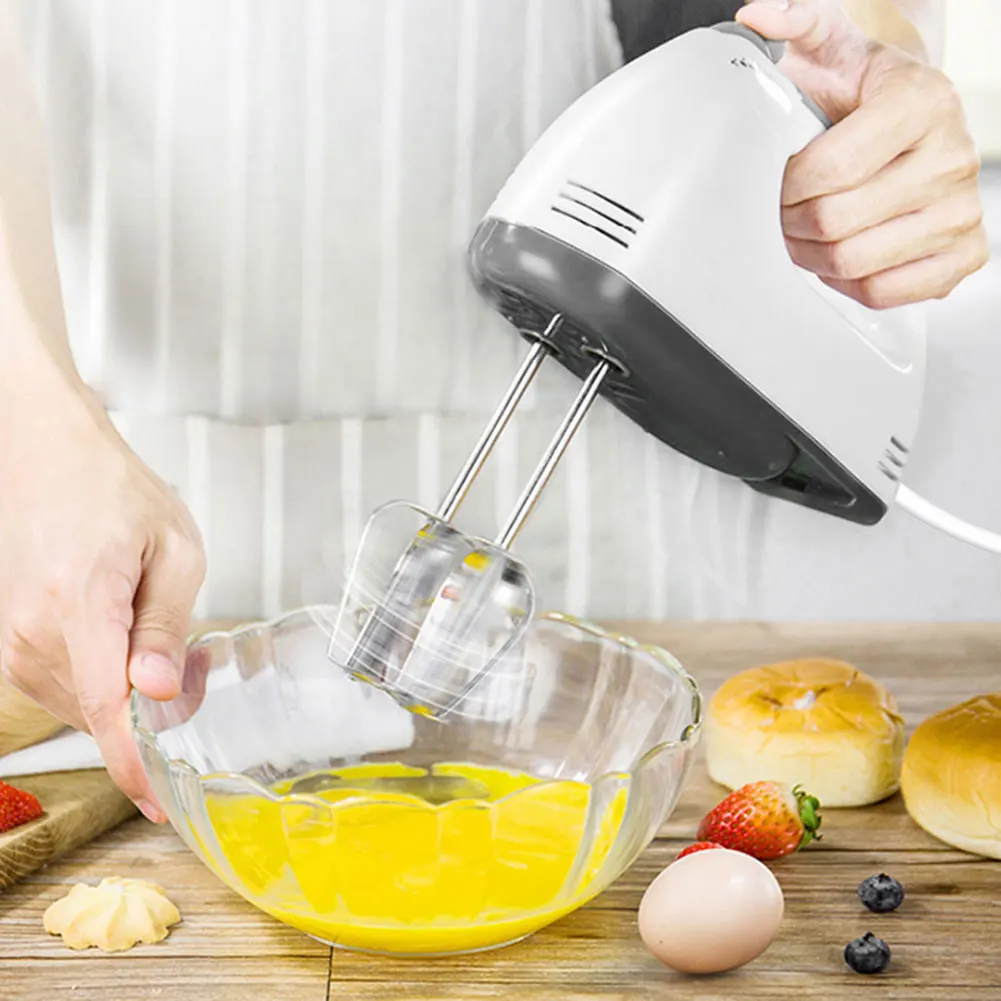 400W Electric Hand Mixer Whisk Egg Beater Cake Baking Household Handheld Mixeur Mini Cream Food Whisk Blenders Kitchen Mixer