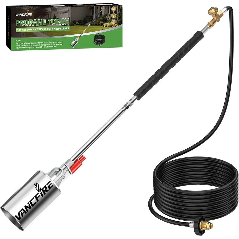 

Heavy-Duty Propane Torch Kit for Weeding, Rooting, Ice Melting, and Road Marking (34IN)