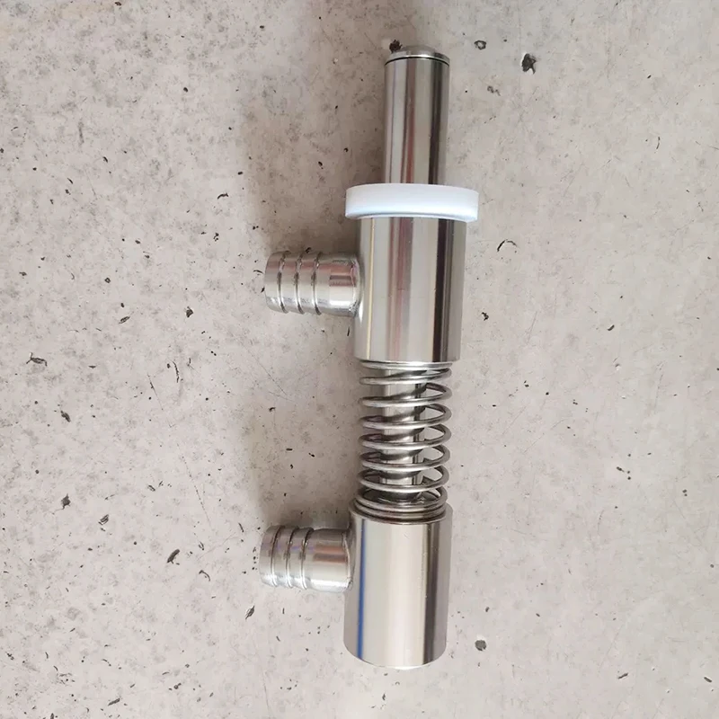 304 Stainless Steel 3-in-1 Beverage Filling Valve for Bottled Water Refilling Nozzle Essential Equipment Accessory