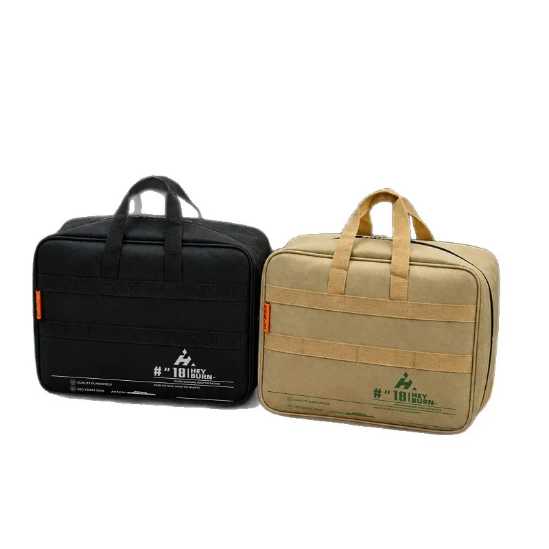 Outdoor Condiment Carry Bag Camping Cookware Storage Bag, Portable Camping Gear for Picnic & Outdoor Cooking