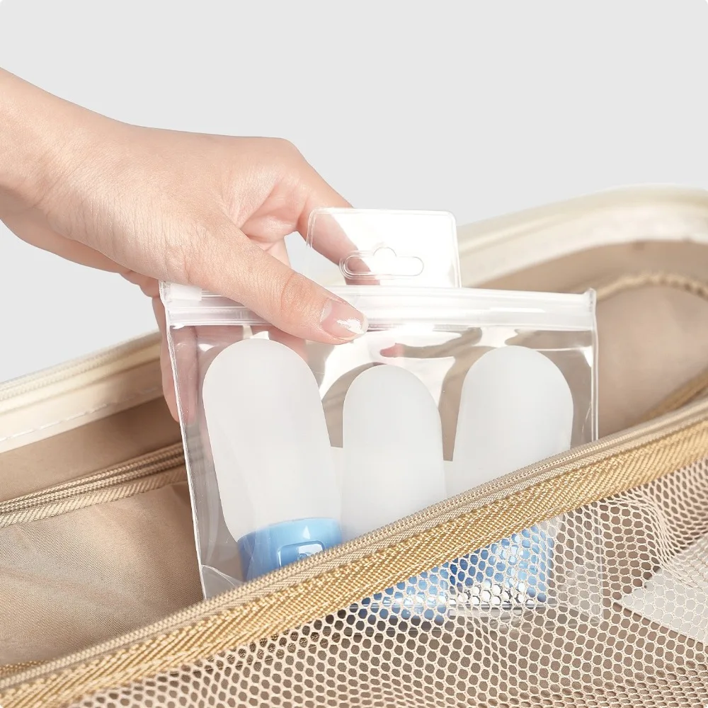 

​3PCS 30ml Flip Top Travel Bottles Leakproof TSA Approved Refillable for Shampoo Conditioner Lotion Portable Squeeze Tubes