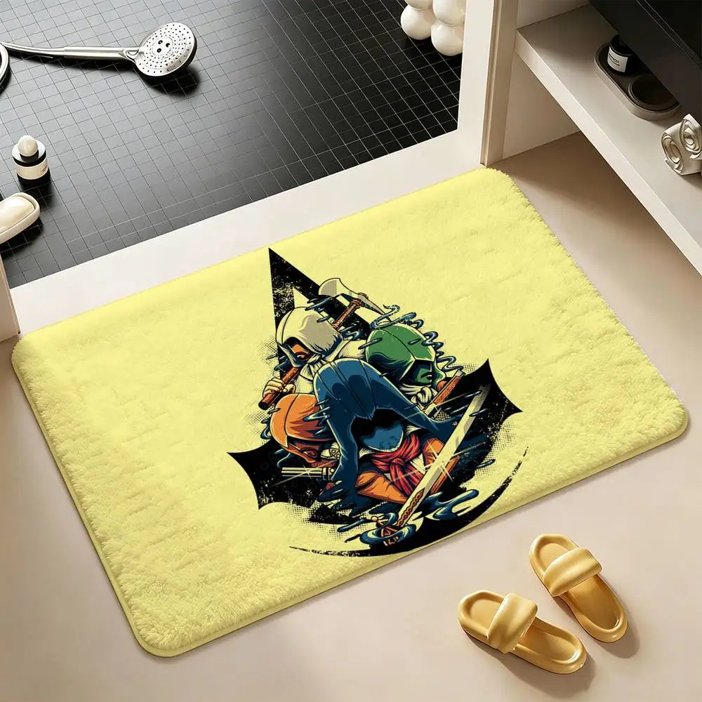 Game A-Assassins C-Creed logo  Shower Room Absorbent Small Floor Mat Soft Comfortable Decorative Foot Mat