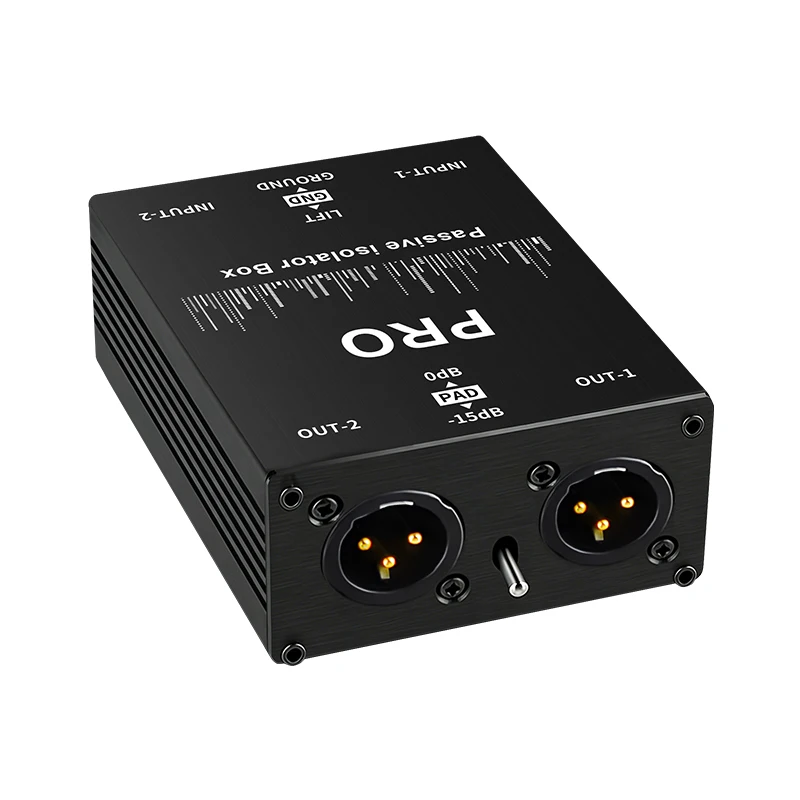 Multifunctional Noise Isolator Meter Audio Isolator Current Sound Noise Cancellation Common Ground Filter for Mixer Microphone