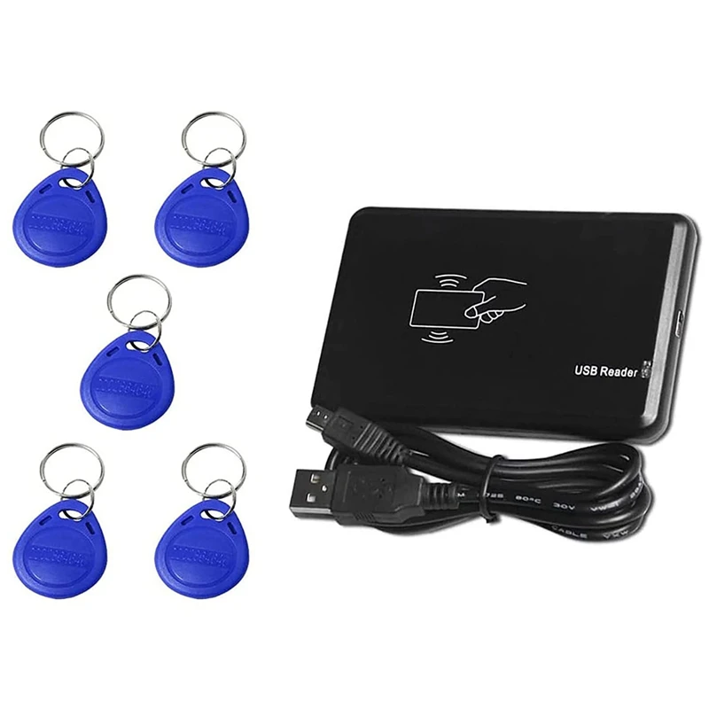 

XTECH USB RFID-считыватель ID-карт Бесконтактный считыватель карт для EM4100