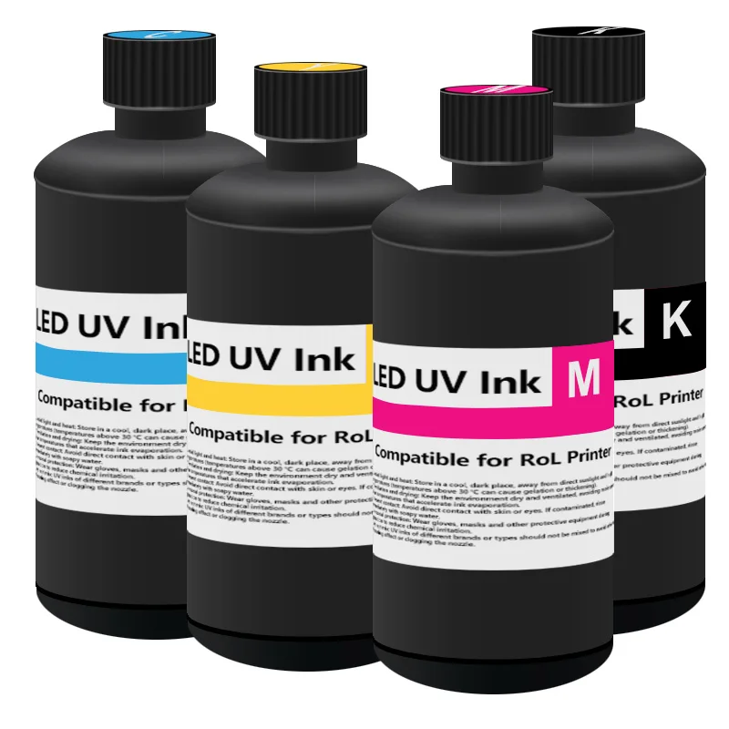1000ML UV Ink Compatible For Roland UV Printer VersaOBJECT LEF2 LEF2-200 LEF-300 LEC-540 LEC-330 LEC-300 LEJ-640 LEF-20 Printer