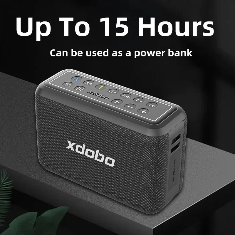 

Xdobo 120W X8 PRO Wireless Blue Tooth Waterproof Party Karaoka Subwoofer Big Power Sound Speakers With Dual Microphone