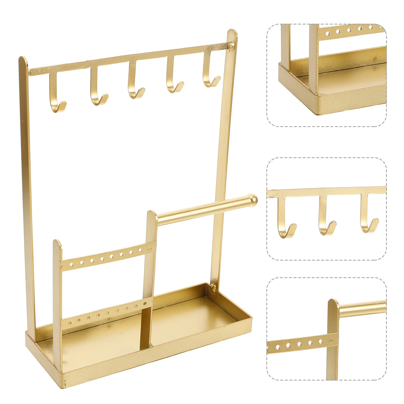 

Necklace Holder Jewelry Display Stand with Multiple Hooks for Organizing Bracelets Earrings and Necklaces Jewelry Stand