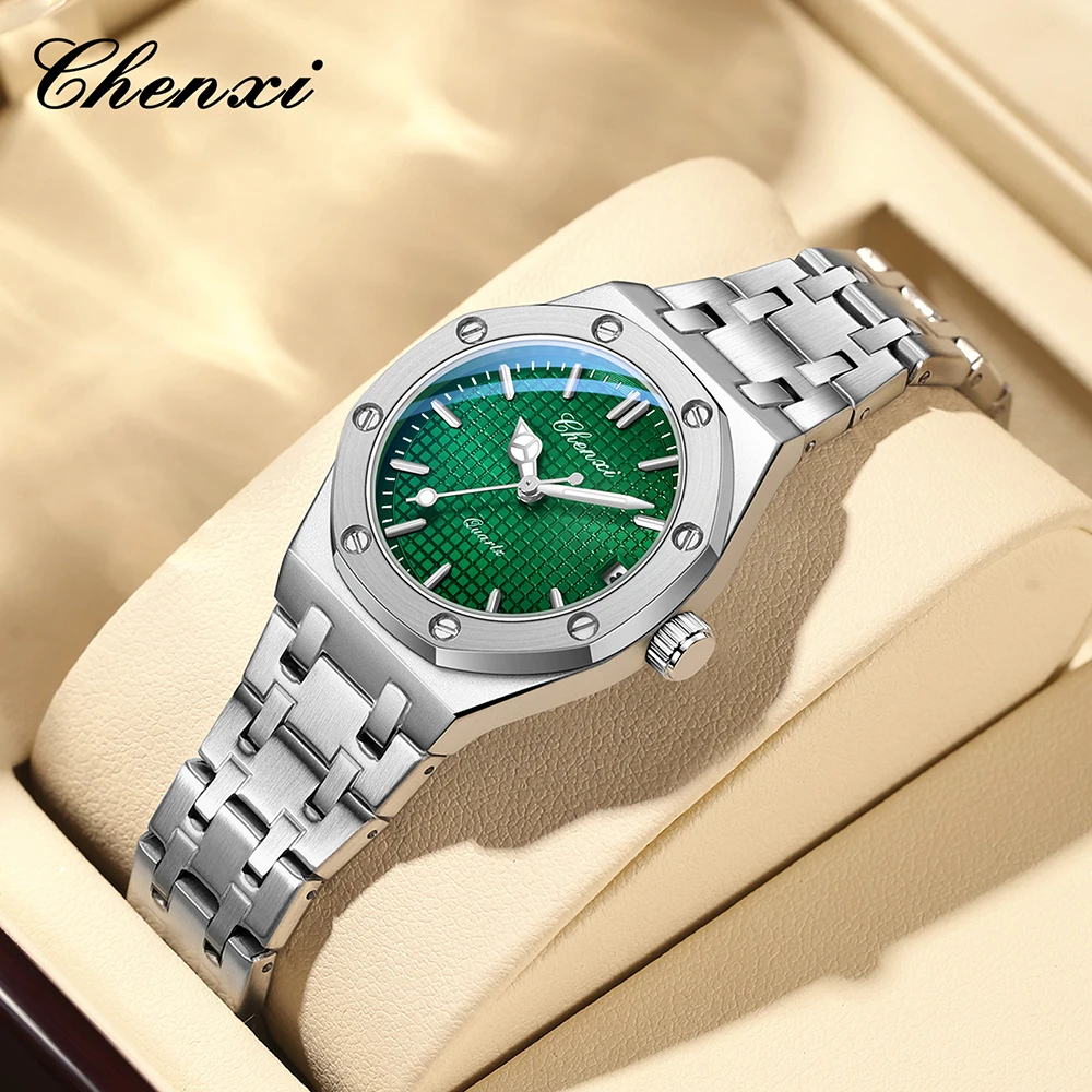 Original Brands Womens Watch Stainless Steel Quartz Watches Quality Fashion Simple Lady Wristwatch