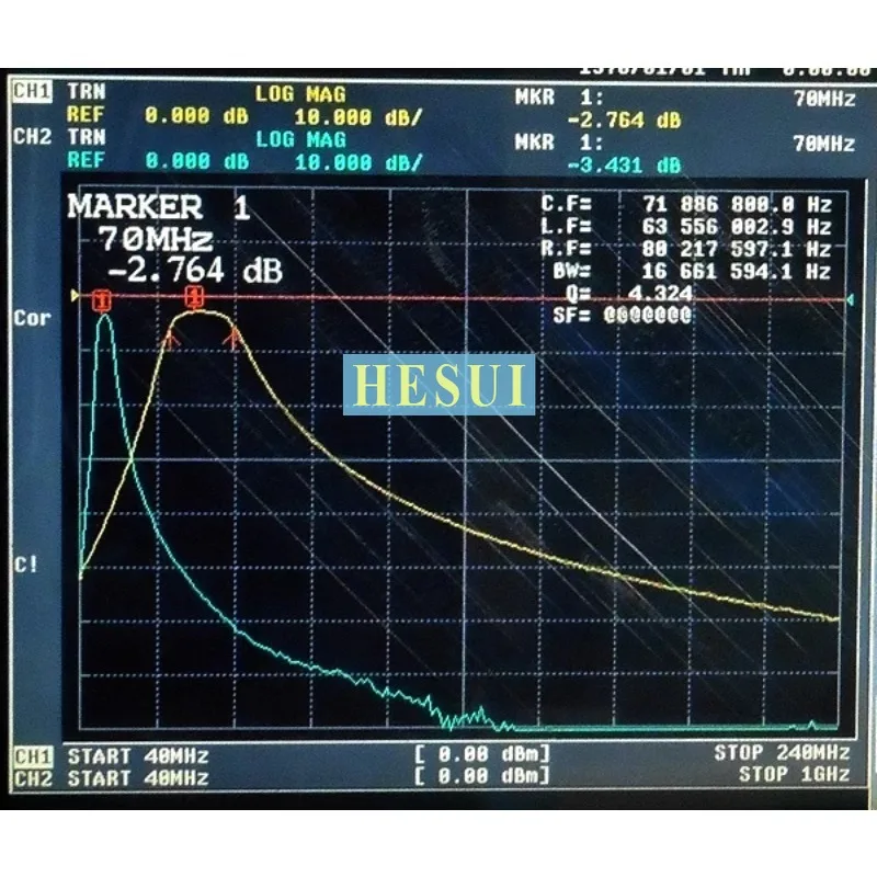 BPF Filter RF 70MHz Module bandpass filter, high performance IF filter, SMA interface, ultra-small size Module Board