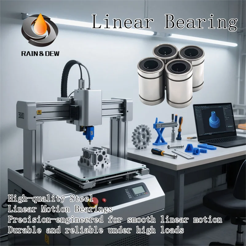 

Детали 3D-принтера Подшипник LM3UU LM5UU LM6UU LM8UU LM10UU LM10LUU Линейные шарикоподшипники 3 мм 4 мм 5 мм 6 мм 8 мм 10 мм 12 мм 16 мм 20 мм