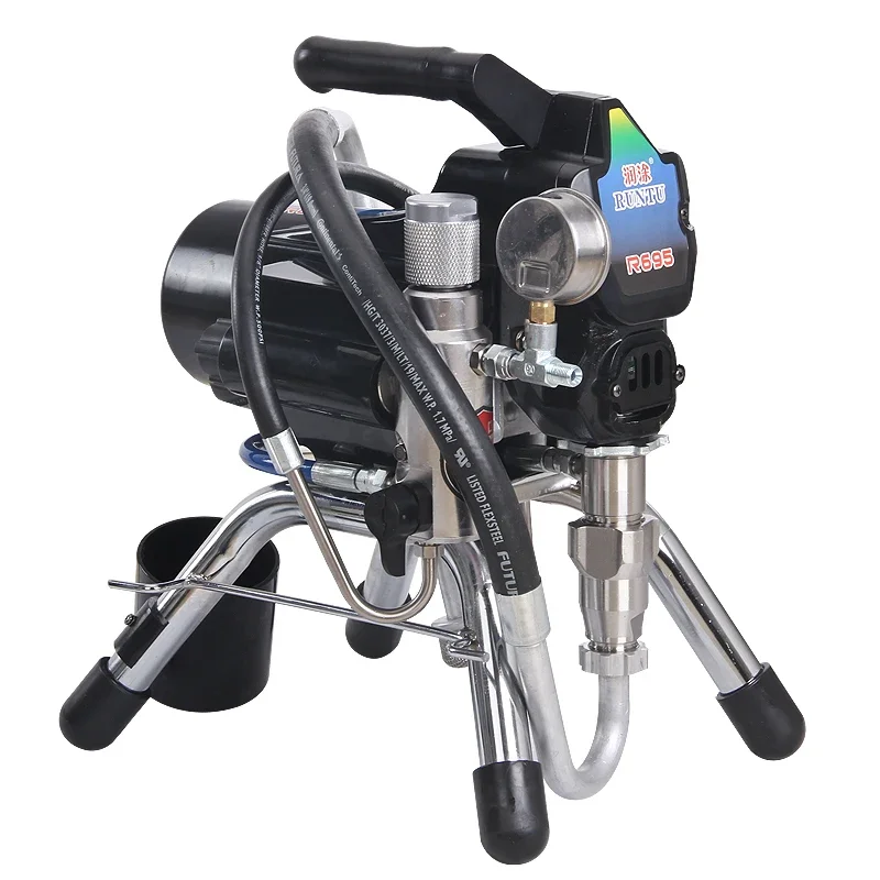220V Electric High Pressure Airless Spray Paint Machine 110V Handheld Plunger DIY Latex Paint Power Spray Gun