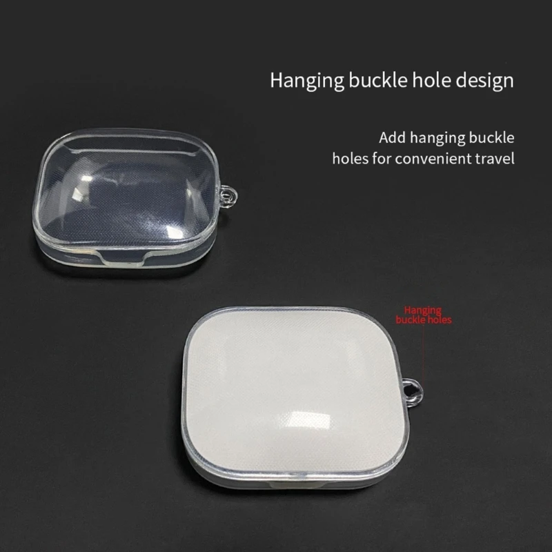 Protective Case for Buds 5 Wireless Earphone Full Body Shockproof TPU Clear Housing Case