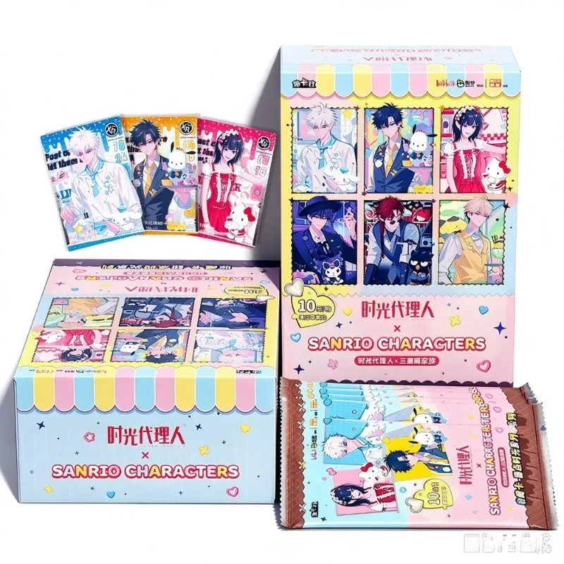 Link Click Sanrio Trading Cards Blind Bag Lu Guang Cheng Xiaoshi Collectible Card Game Anime Memorabilia Surprise Gift For Fan