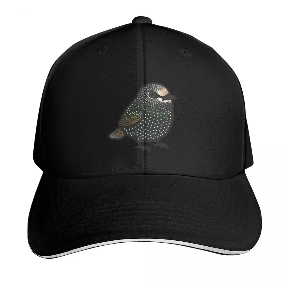 Chubby European Starling Baseball Cap Streetwear Hip Hop Trendy Vintage Retro Embroidered Lightweight Packable