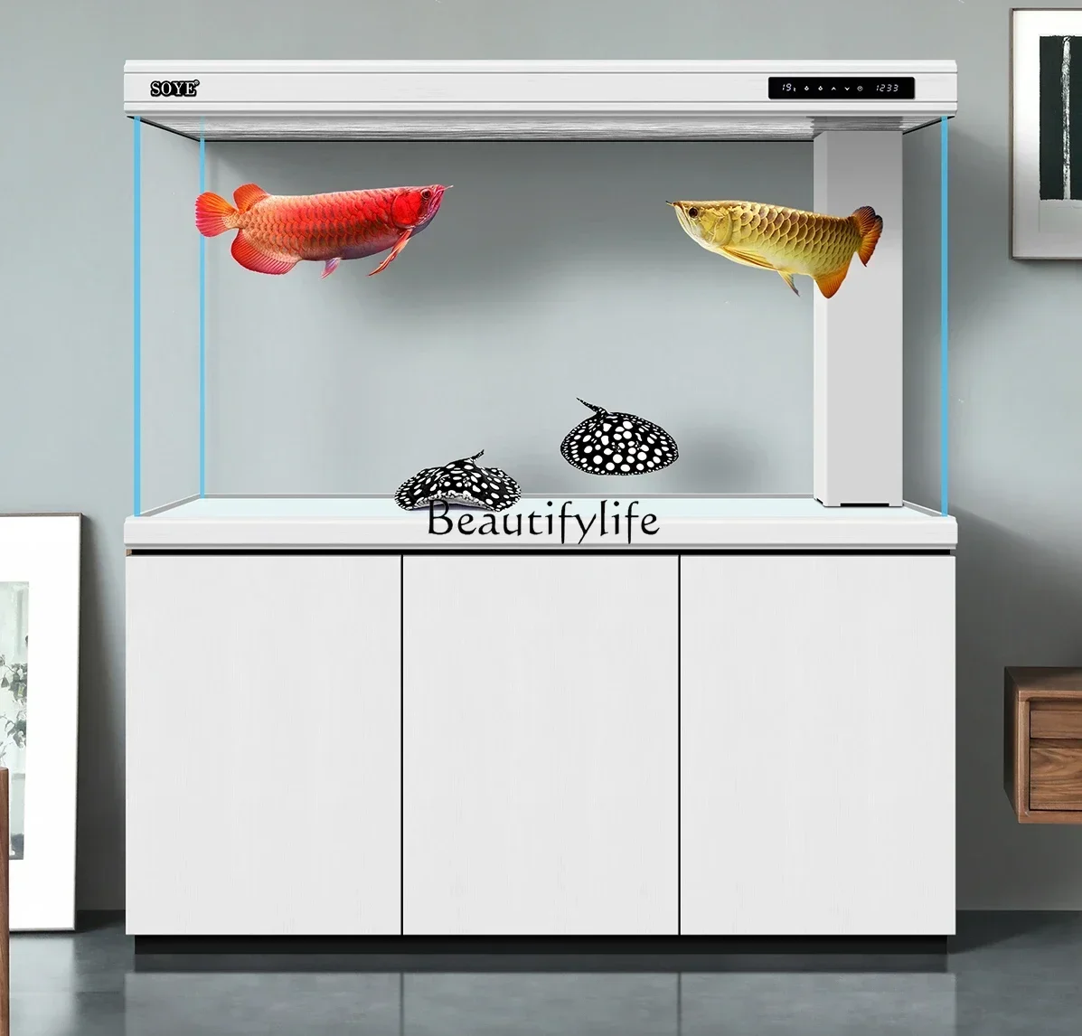 

FG26Large Partition Bottom Filter Intelligent Floor Super White Ecological Aquarium Screen