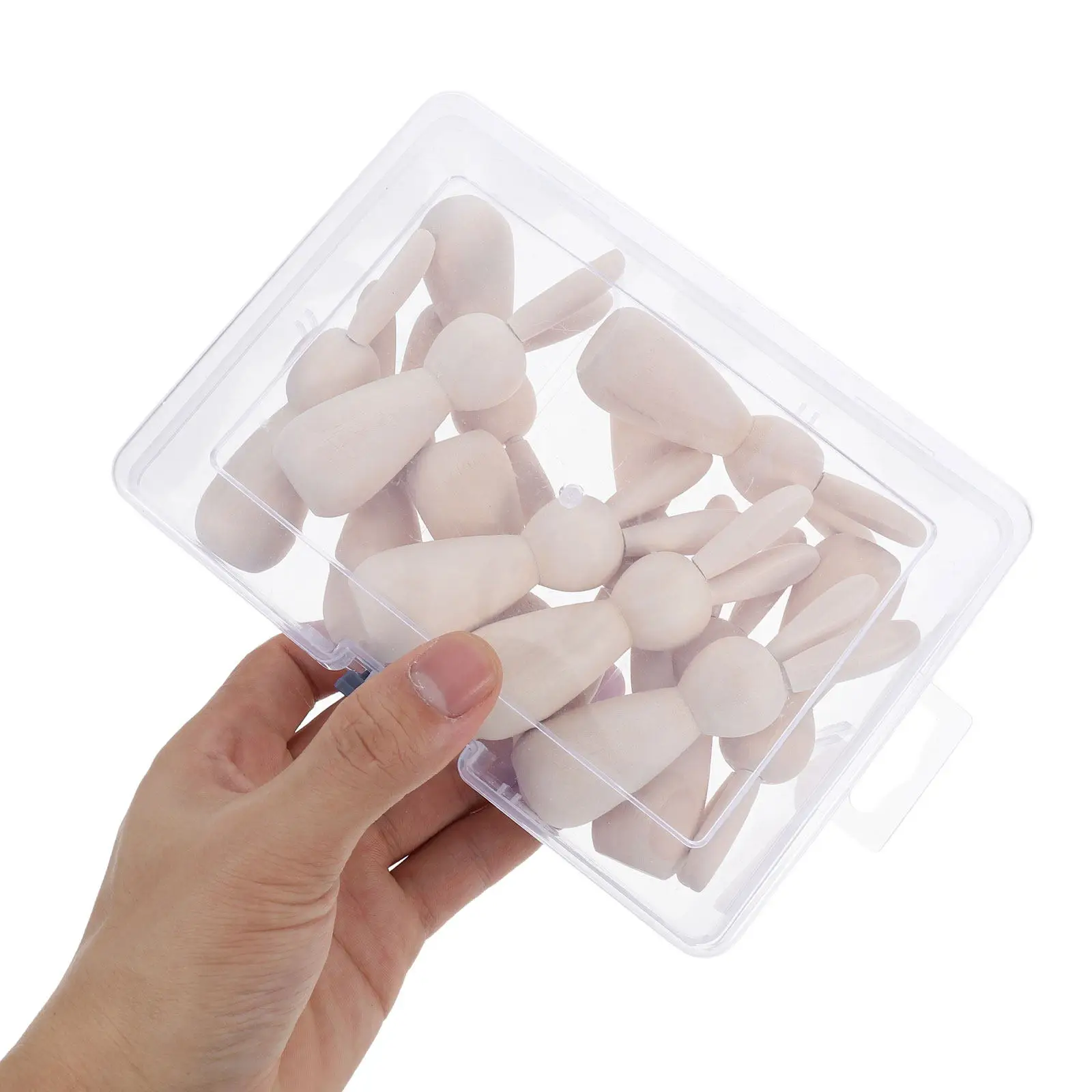 

20 шт. неокрашенных деревянных фигурок кроликов для раскрашивания, натуральные заготовки для поделок, DIY, детского творчества и занятий в классе