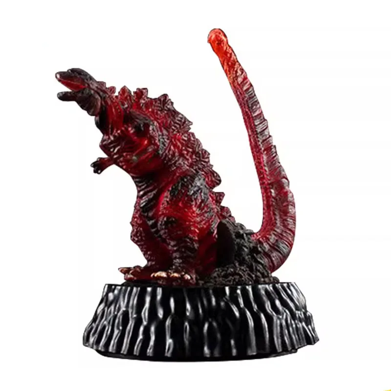 Bandai 4 pièces Gashapon Godzilla Monster 3 ン burning godzilla Anime jouets pour enfants figurine cadeau modèle à collectionner ornements