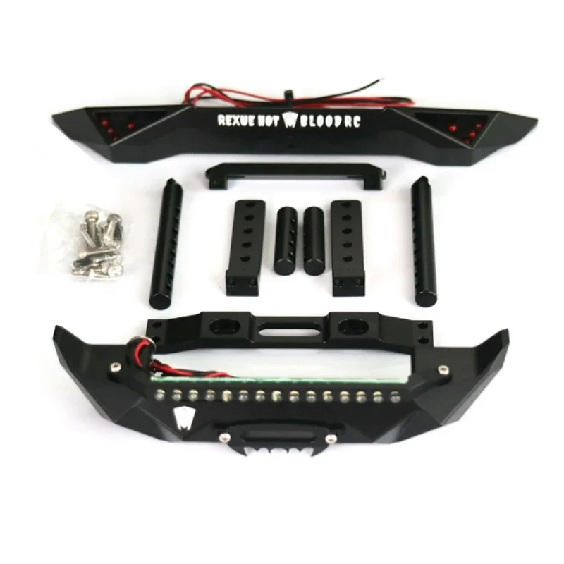 Lightweight Front and Rear Bumpers for 1/10 RC Crawler Car AXIAL SCX10 Wrangler Traxxas TRX4 Defender TRX6 RC4WD D90 90046 Parts