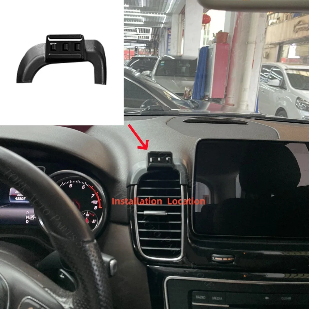 

Magnetic Phone Holder for Mercedes Benz GLE W166 W167 2015-2019 Wireless Charging Special Fixed Bracket Base Cars Accessoires