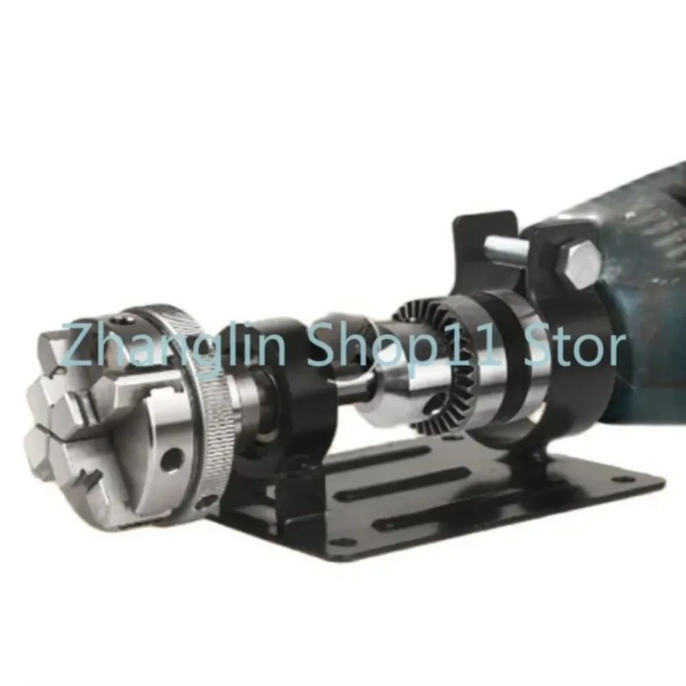 Lathe Chuck 3/4 Jaw Chuck Self-centering DIY Lathe Chuck Wood 50/65/80mm Mini Collet Lathe Accessory