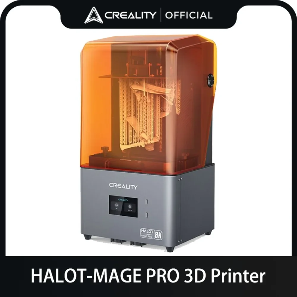 

3D-принтер Creality HALOT MAGE Pro, умный полимерный насос, скорость печати 170 мм/ч, встроенный источник света 3,0, 10,3 дюйма, 8K, ЖК-дисплей Pro, результаты