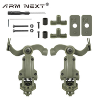 Headset Bracket Multiangle Rotation Helmet Rail Adapter Fit OPS Core ARC and Team Wendy M-LOK Rail Headphone Mount
