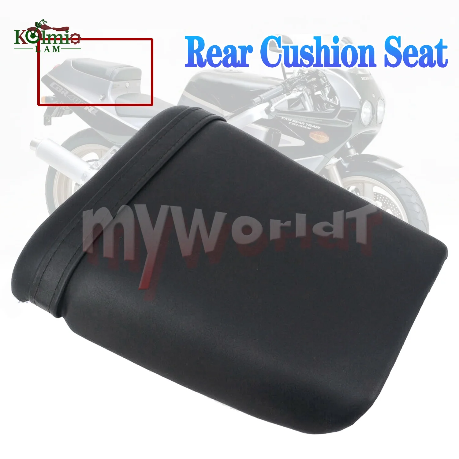 

Подходит для Honda CBR400RR NC23 1987 1988 1989 мотоциклетная задняя подушка пассажирского сиденья CBR 400 CBR400 RR