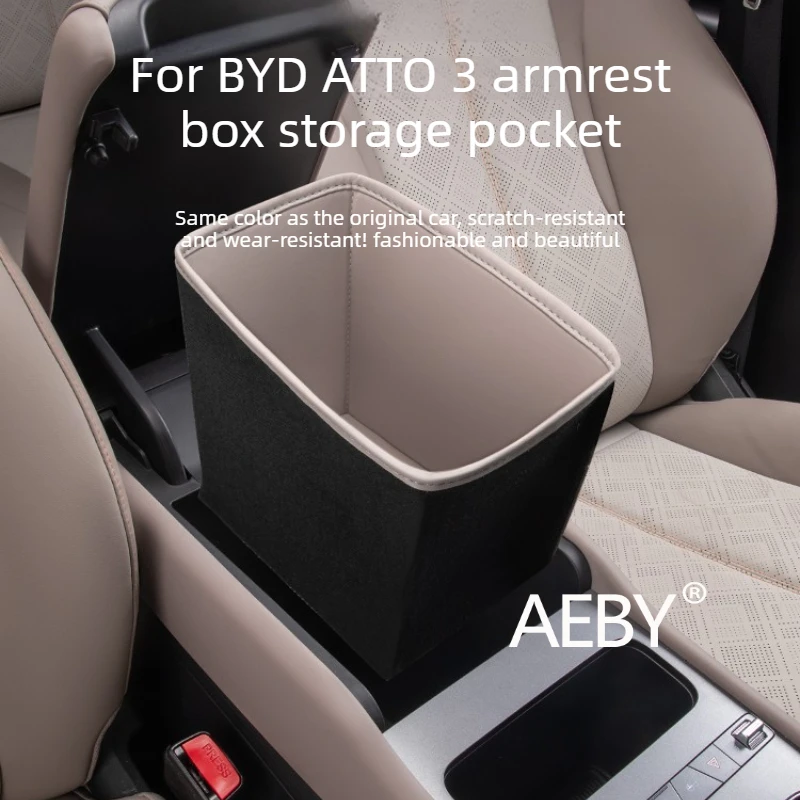 

For BYD ATTO 3 Smart Driving Edition 2022-2025 Armrest Box Storage Mat,Car Interior Accessories,Protective Liner,storage pocket