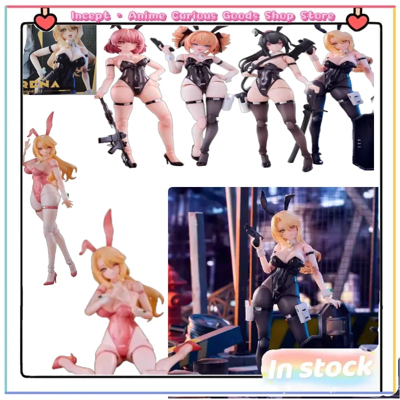 

В наличии: Фигурка Machine Girl Rabbit Run Lena Team Oni, оригинальный цвет, различные цвета, масштаб 1/12, коллекционная фигурка, подарок на день рождения