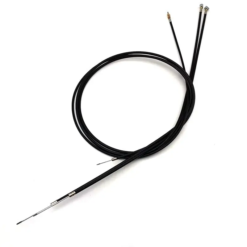 

3x Universal Cable Kit Clutch Brake Throttle Wire Set For Motorcycle Restoration
