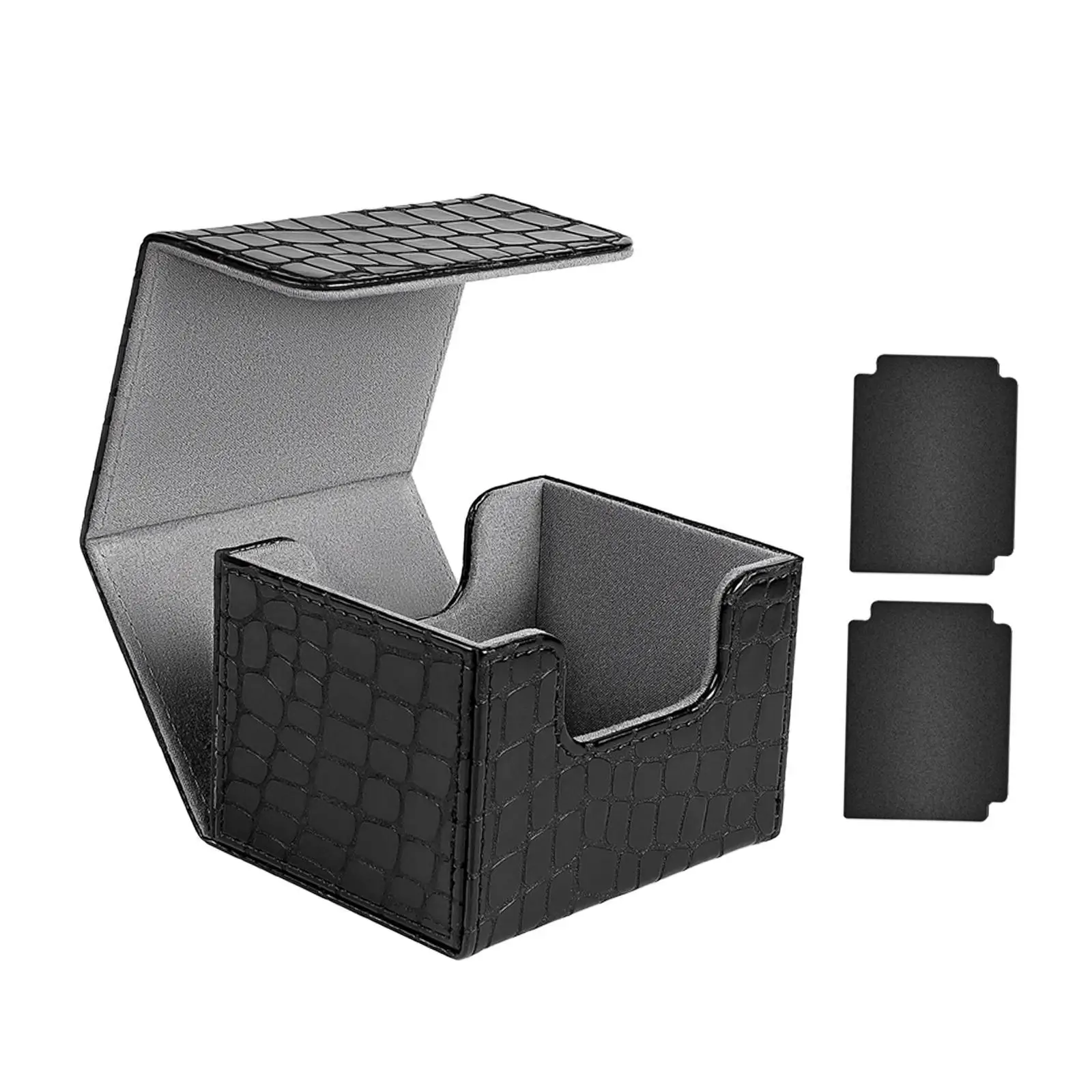 

Trading Card Deck Box with Card Dividers Premium Storage Protect Cards Case Game