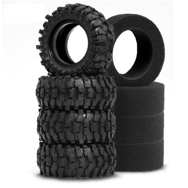 1.9インチホイール+88mmタイヤ】クライミングカー用アップグレードタイヤセット、強力なクライミンググリップ、1/12スケールLC80/MJX H12Y向けに設計