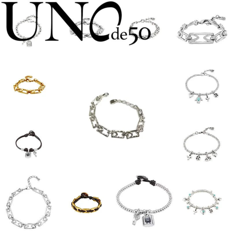 

Luxury UNOde50: Silver-Gold Bracelet, High-End Design, Affordable!