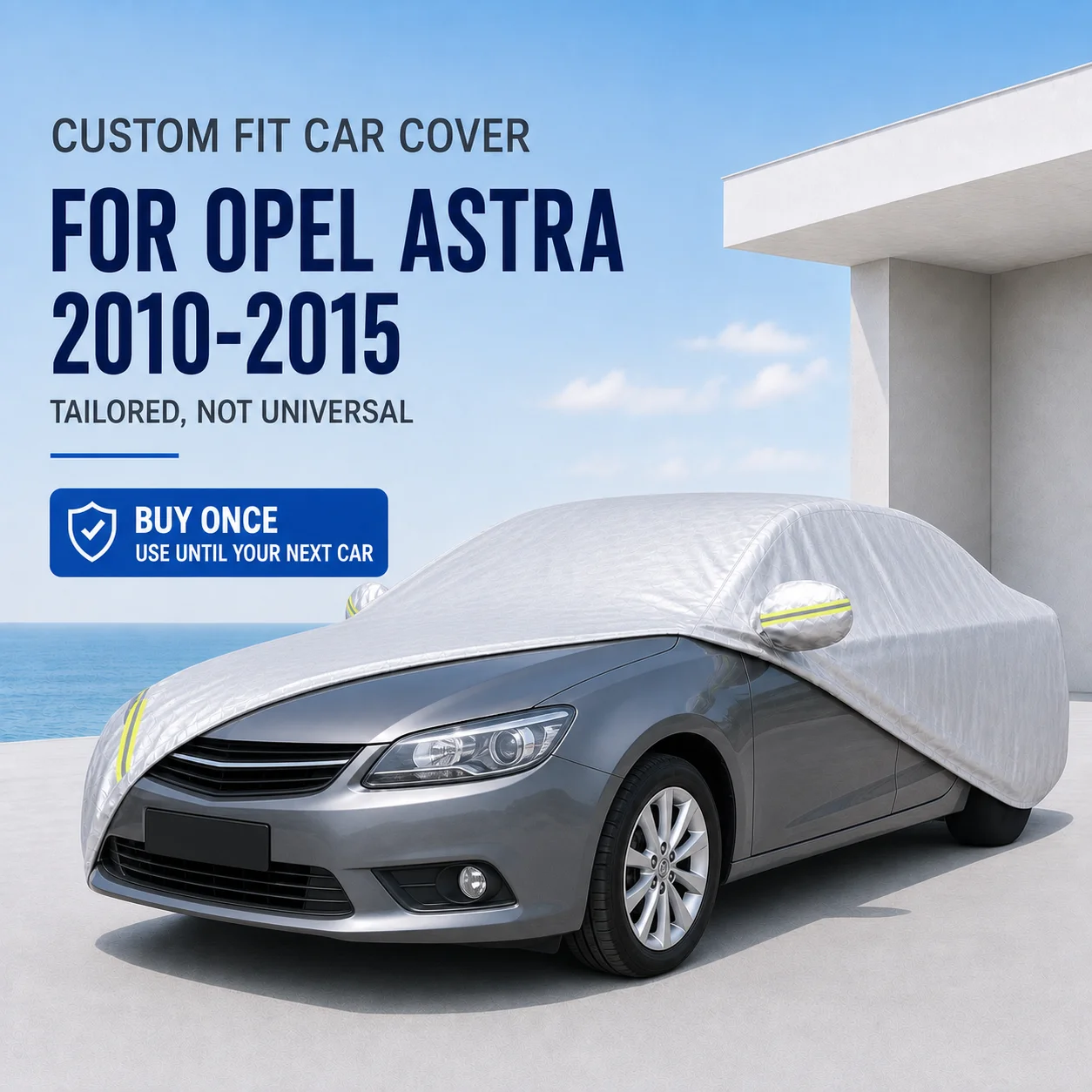 For Opel Astra 2010-2015 Exterior Car Cover Custom Fit Car Sun Protector Waterproof Dustproof Car Outdoor Protection