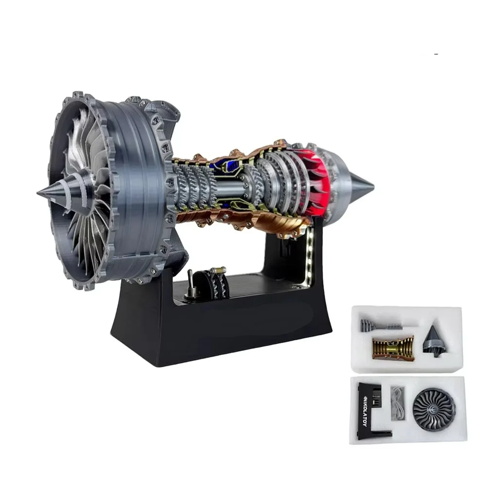 25CM TR-900 high-precision simulation of Turtransporters car model flying fan object