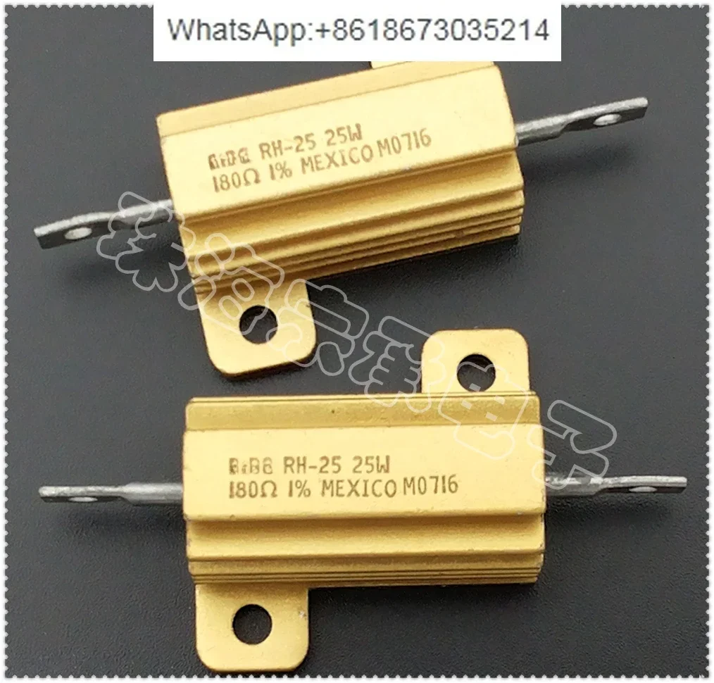 180R 25W  RH-25 180Ω 180Ohm, aluminum shell wire wound resistor