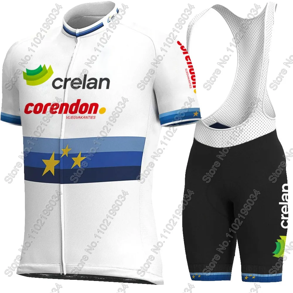 الأوروبي 2026 كريلان كورندون فريق الدراجات جيرسي مجموعة دراجة Cyclocross الملابس الطريق دراجة قمصان دعوى دراجة مريلة السراويل الجبلية