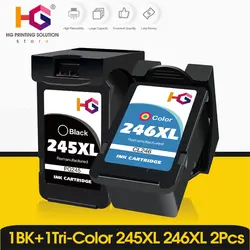 ALIZEO  For PG 245 246 XL Ink Cartridges Remanufactured Pixma IP2820 MX492 490 MG2420 2520 2920 TS202 302 3120 Printer