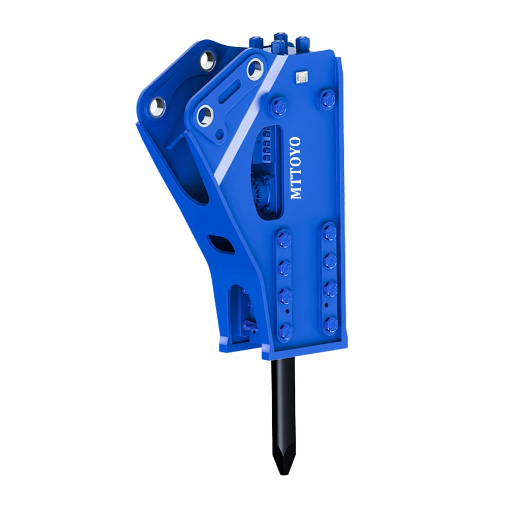 Side Type Hydraulic Breaker With 68mm/700mm Chisel For 5-18T Excavator Mining 1 Year Warranty