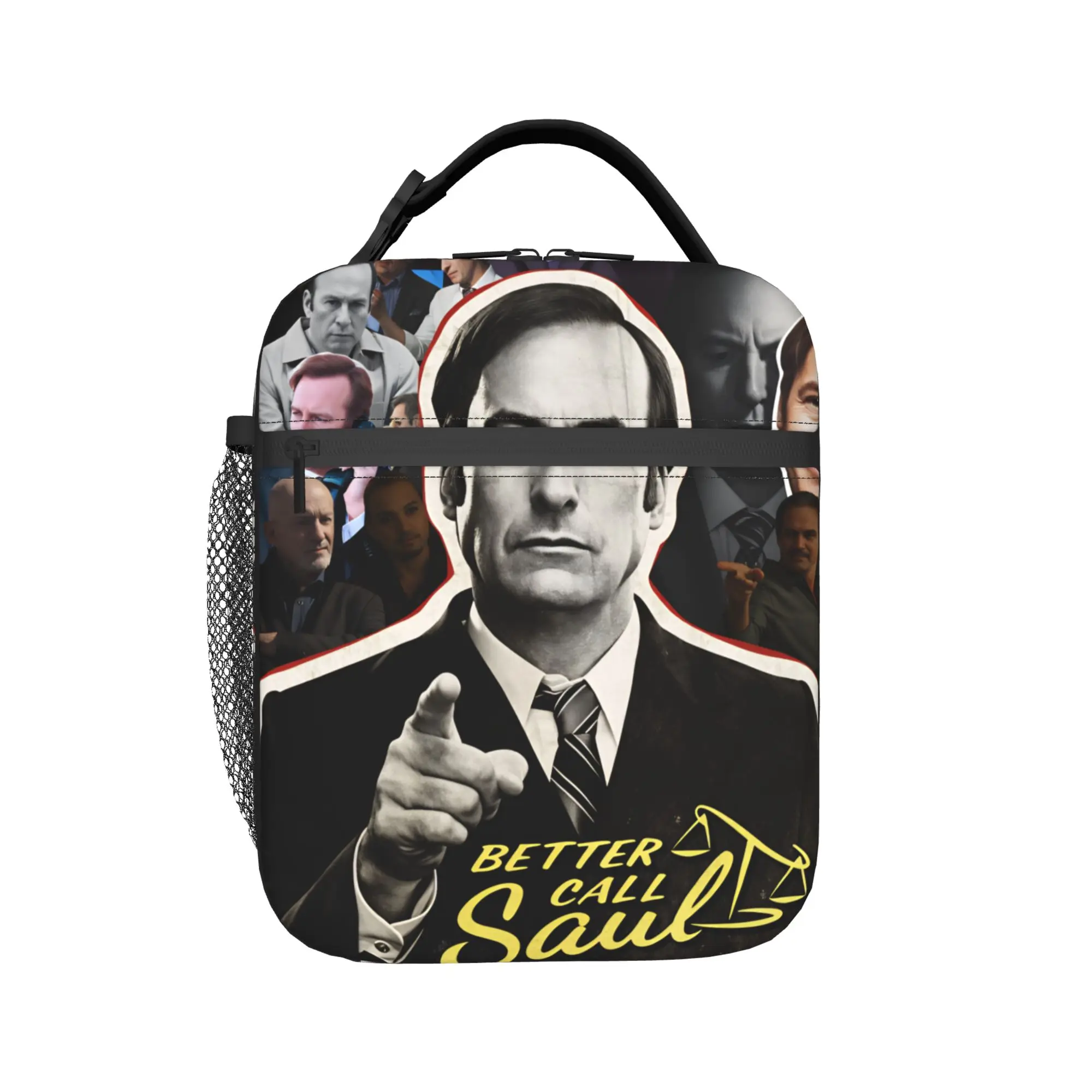 Better Call Saul Crime Television Lunch Bag Breaking Bad Retro Lunch Box School Portable Thermal Lunch Bags For UnisexCooler Bag
