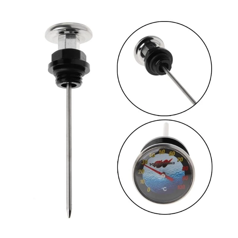 SZCH For 110cc 125cc Pit Bike ATV Engine Dipstick Oil Fill Cap for Tank Temperature G