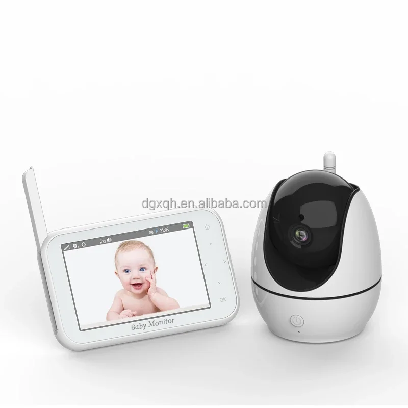 4.3 Inch Baby Monitor With Camera Wireless Video Nanny Security Night Vision Temperature Sleep PTZ Camera Baby Monitor