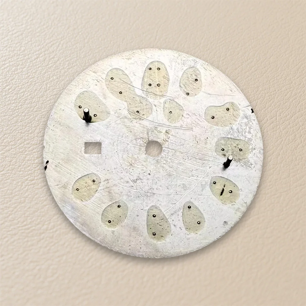 24.5mm S Logo Diamond Dial Suitable For NH05 Japan Movement Sunray Watch Accessories Repair Tool image 2